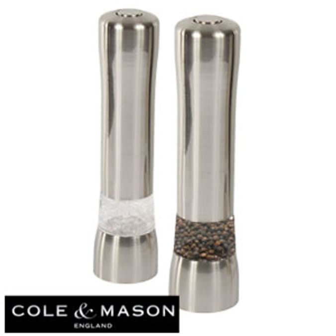 Cole & Mason Novara Electronic Salt & Pepper Mill (Set of 2) Home