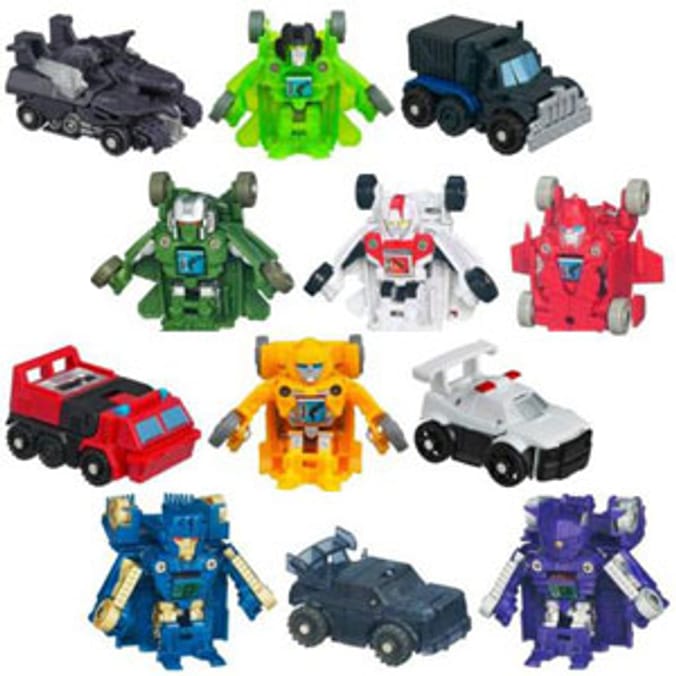 Transformers Bot Shots Battle Game Set of 12 Figures Home Bargains