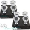 Home Style Crystal Drawer Knobs: Large (Set of 8) 