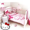 Hello Kitty Cot Quilt & Bumper Set