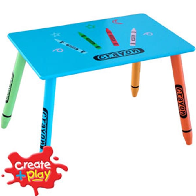 Crayon table and discount chairs