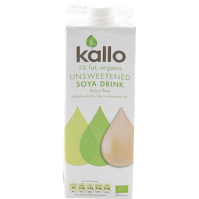 Kallo Organic Soya Drink (Case of 12 x 1 Litre Cartons) milk Home