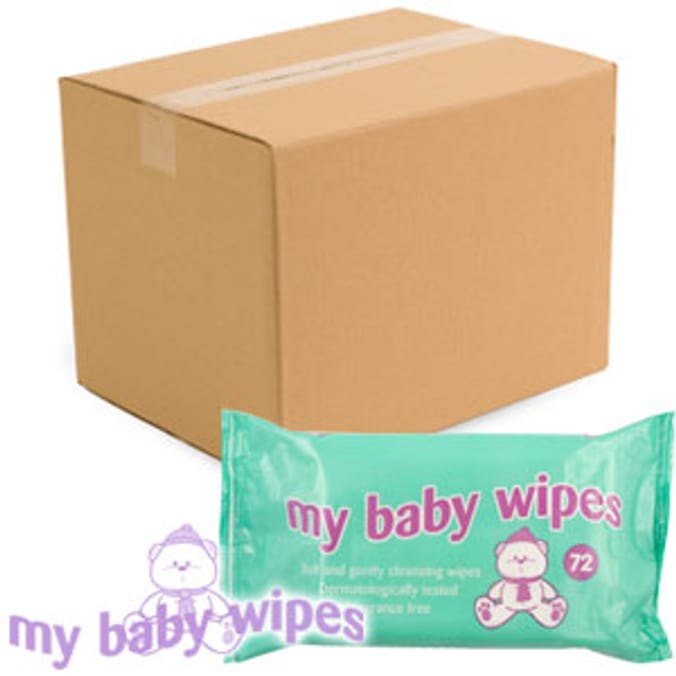 My Baby Wipes Fragrance Free (Case of 36)