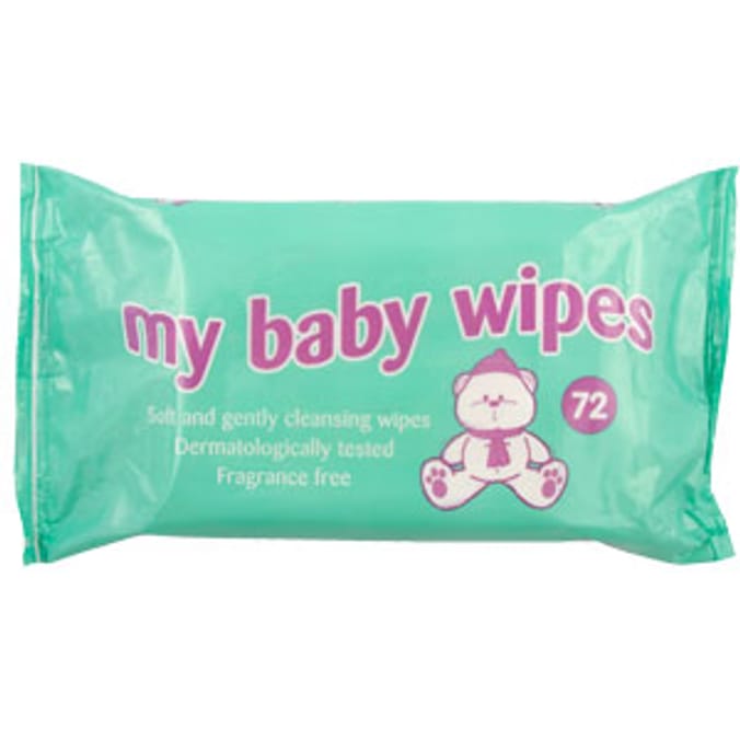 My Baby Wipes Fragrance Free (Case of 36)