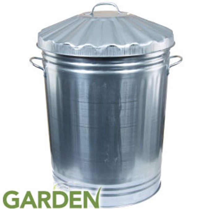 Galvanised 18" Dustbin With Lid