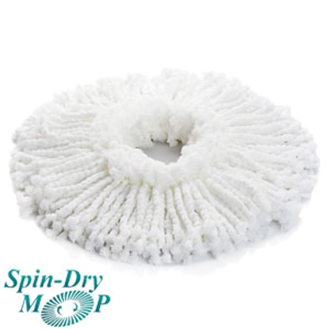 SpinDry Rotating Mop Replacement Head refill mop heads Home Bargains