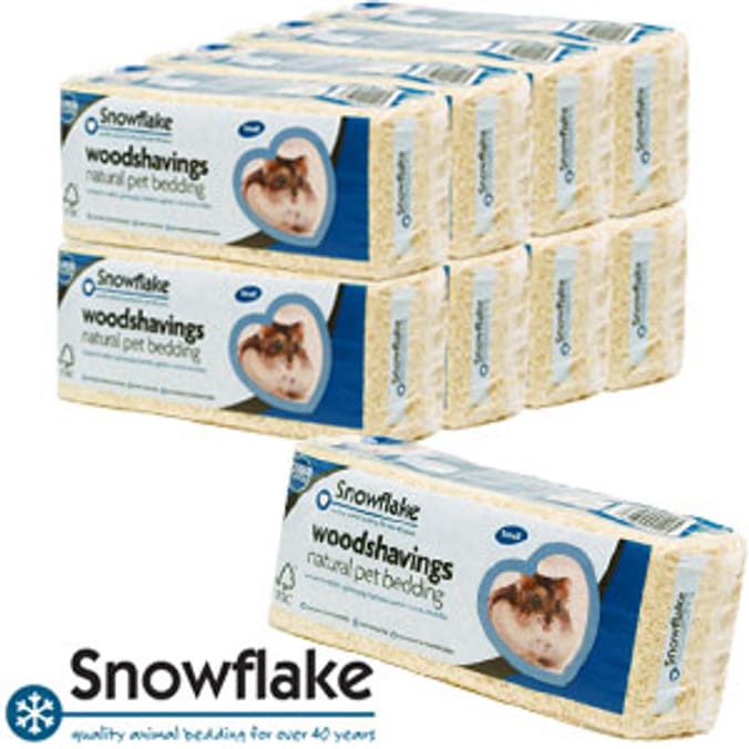 Smart Pet Animal Bedding (Case of 8 x 1kg) Snowflake Home Bargains