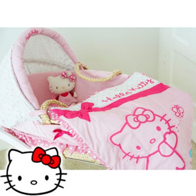 Hello Kitty Maize Moses Basket Home Bargains