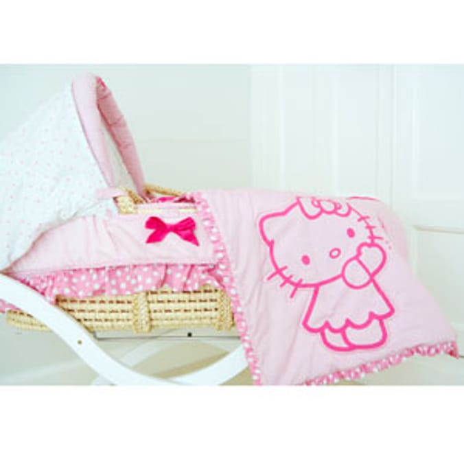 Hello Kitty Maize Moses Basket Home Bargains