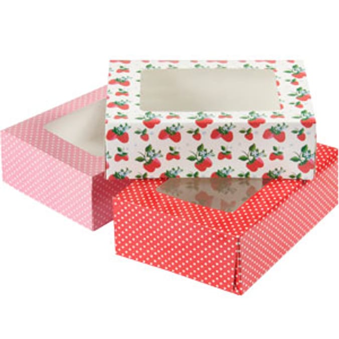 Buttermere Cottage Cupcake Boxes (72 x Medium Boxes) Home Bargains