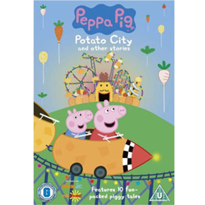 Peppa Pig Potato City DVD pepa pepper Home Bargains