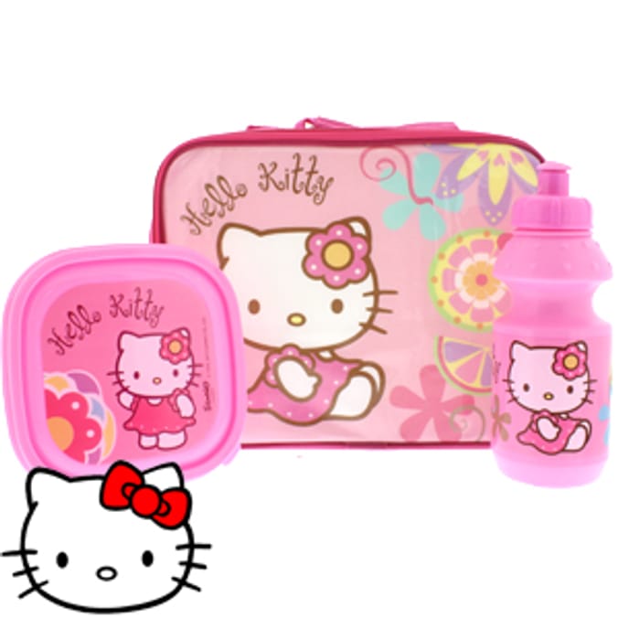 Hello Kitty 3 Piece Lunch Bag Set, lunch boxes, school lunch bags