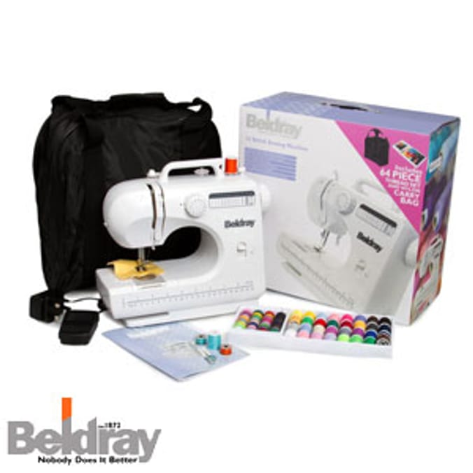 Beldray 12 Stitch Sewing Machine: White