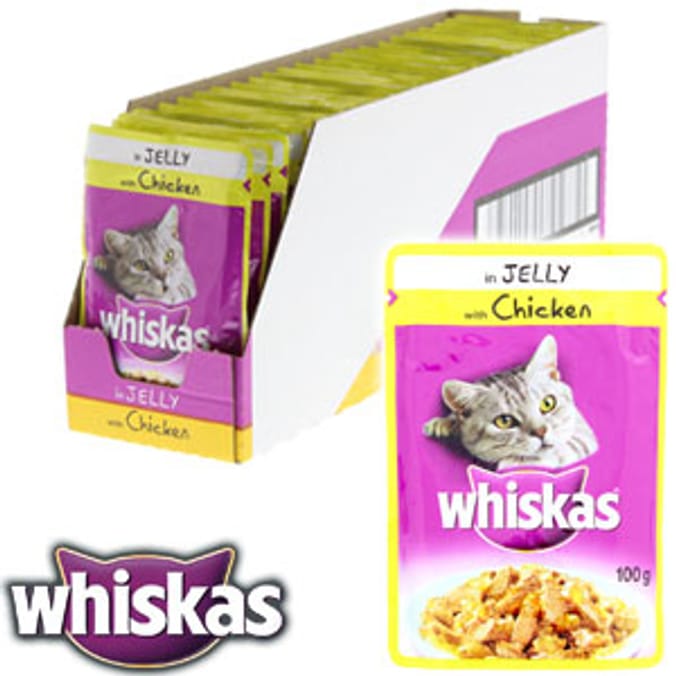 Whiskas Pouches: Chicken in Jelly (Case 24 Pouches)