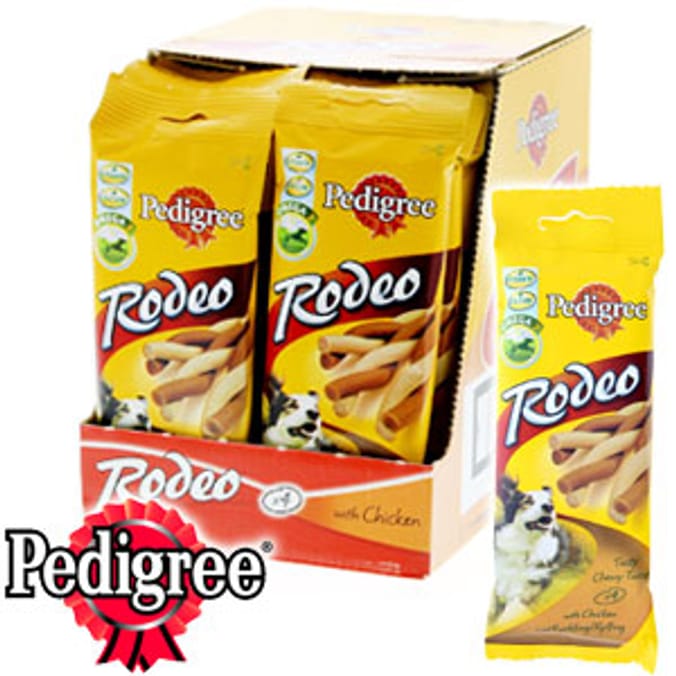 Pedigree Rodeo With Chicken (20 x 70g Packs) dog food, pet food, dog