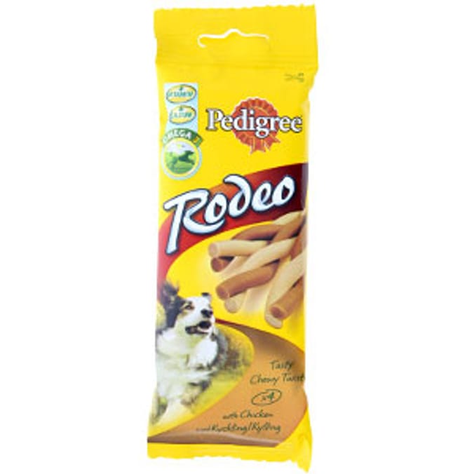 Pedigree Rodeo With Chicken (20 x 70g Packs) dog food, pet food, dog