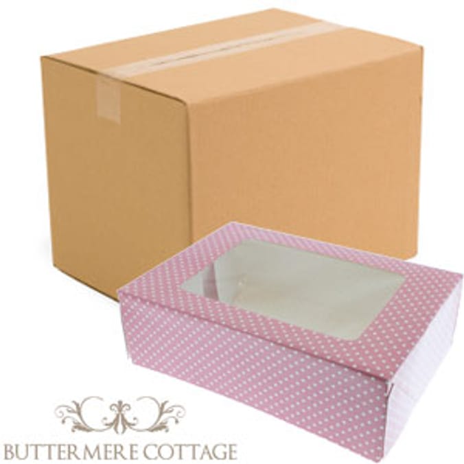 Buttermere Cottage Cupcake Boxes (72 x Large Boxes) Home Bargains