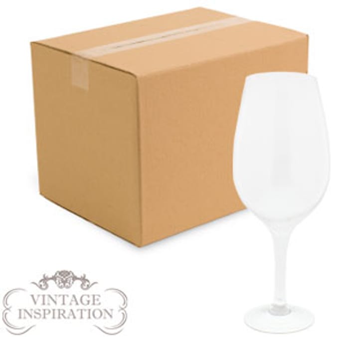 Giant Wine Glass Decoration: 0.5m (Case of 4)