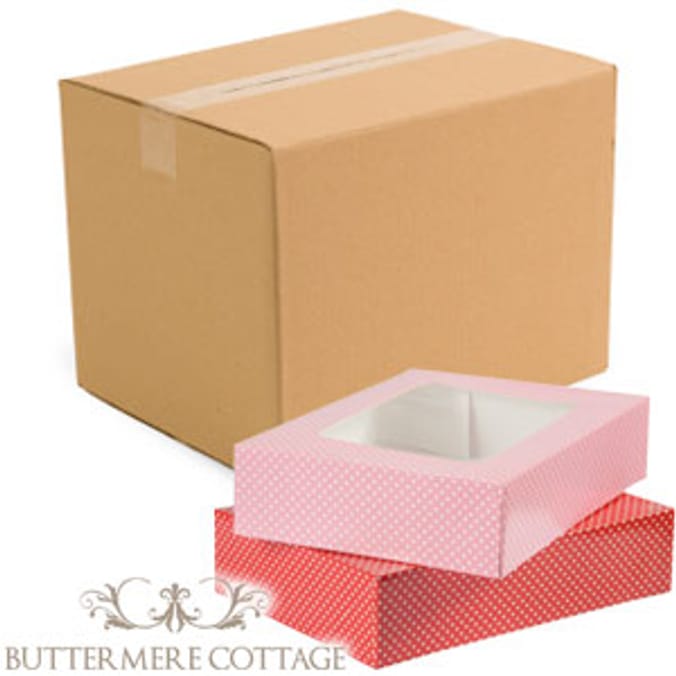 Buttermere Cottage Cupcake Boxes (36 x Medium Boxes) Home Bargains