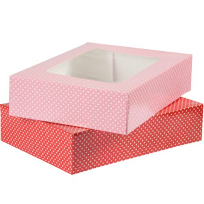 Buttermere Cottage Cupcake Boxes (36 x Medium Boxes) Home Bargains