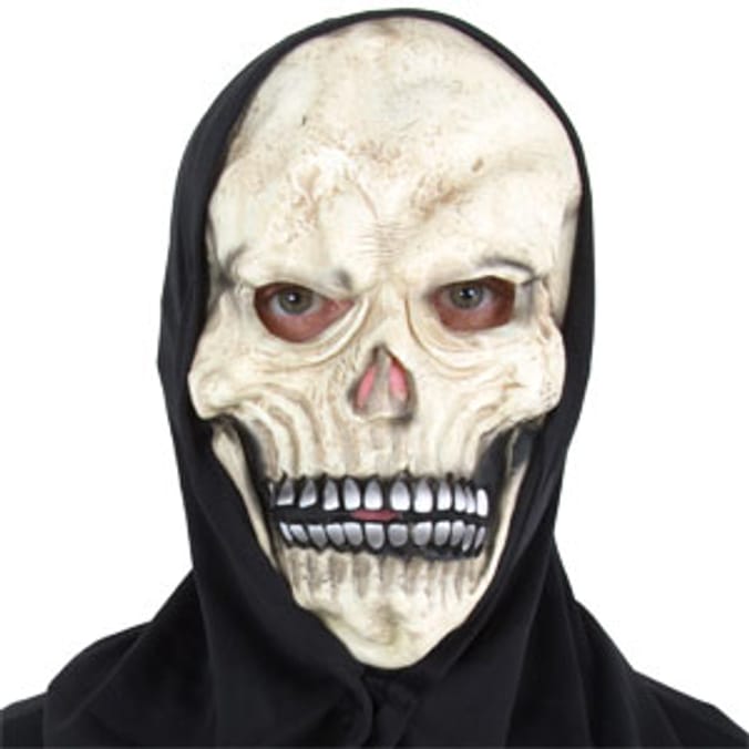 Halloween Hooded Skull Mask