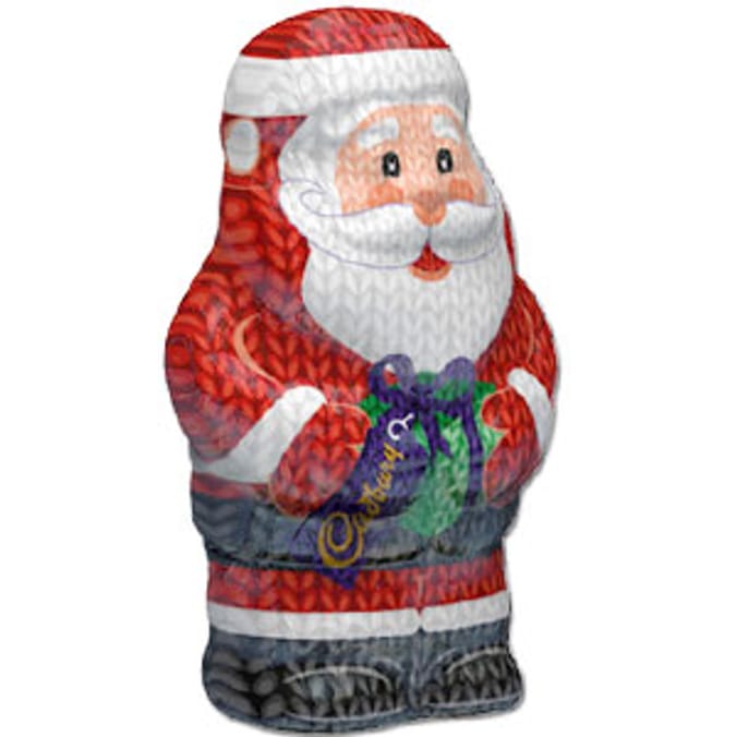 Cadbury Milk Chocolate Santa (Case of 12)