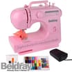 Beldray 12 Stitch Sewing Machine: Pink