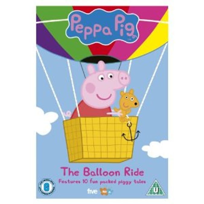 Peppa Pig The Balloon Ride DVD peppa pig, pepa pig, dvds, Home Bargains