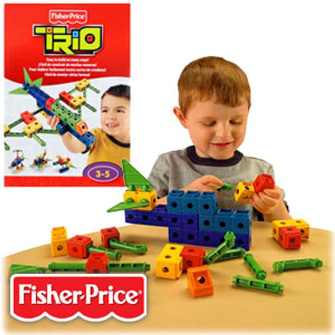 FisherPrice Trio Airplane building blocks mega bloks Home Bargains