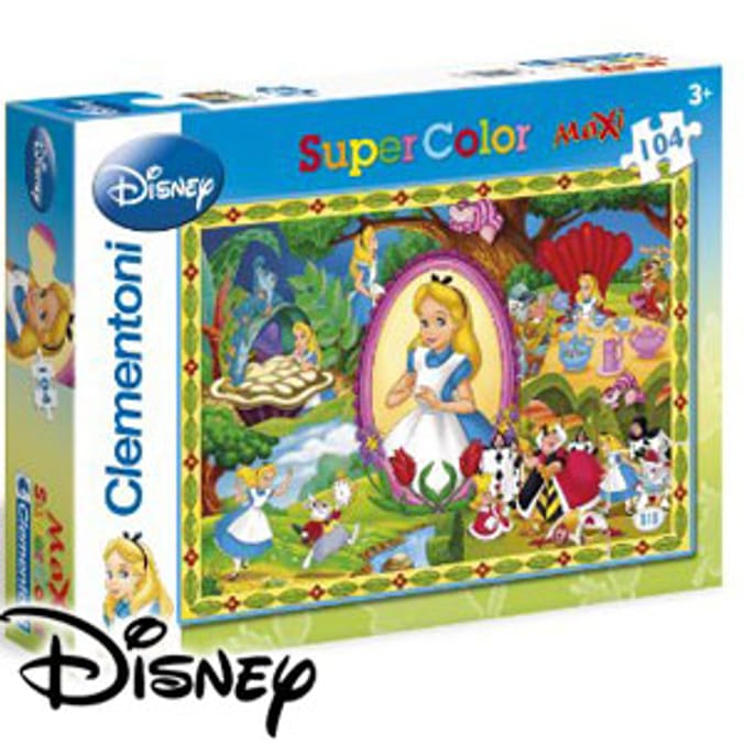 Clementoni Disney Alice In Wonderland 104 Pce Jigsaw puzzle Home