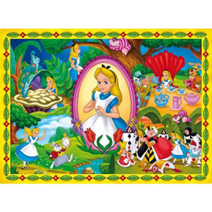 Clementoni Disney Alice In Wonderland 104 Pce Jigsaw puzzle Home