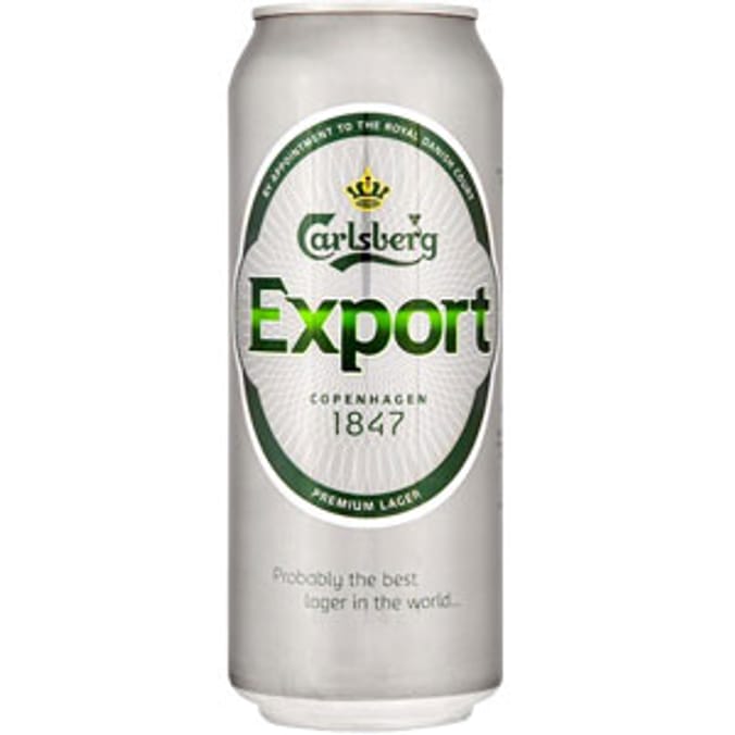 Carlsberg Export (24 x 500ml Cans) Home Bargains
