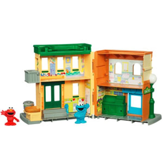 Sesame street hot sale neighborhood playset