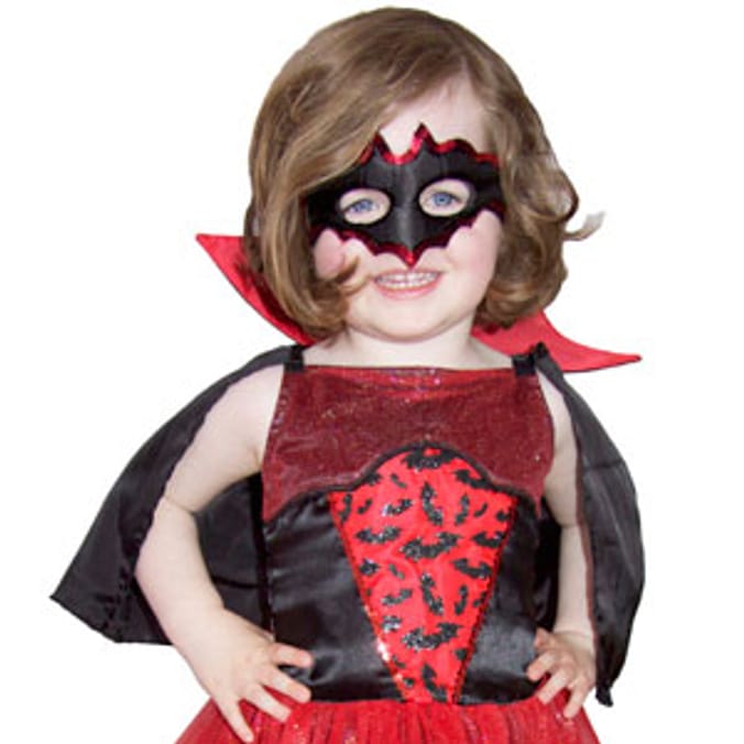 Halloween Girl Witch Bat Costume