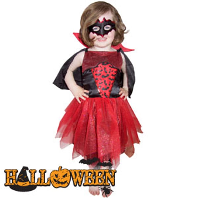 Halloween Girl Witch Bat Costume