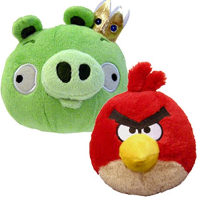 angry birds space orange bird plush toy