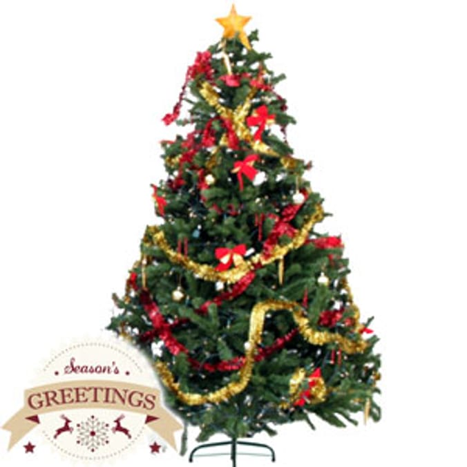 6ft Regency Christmas Tree christmas tree Home Bargains