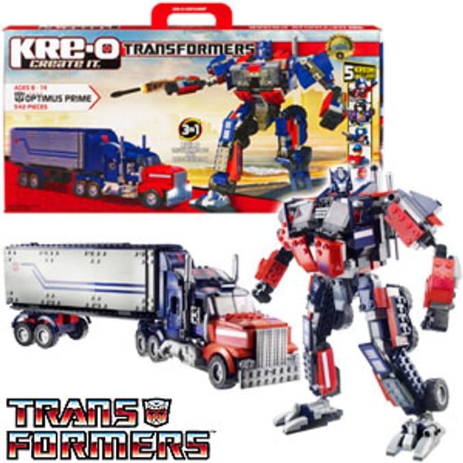 Lego kre o shop transformers optimus prime