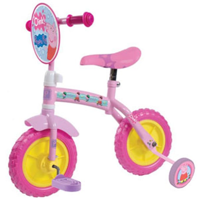 Peppa pig 2 on sale in 1 bike