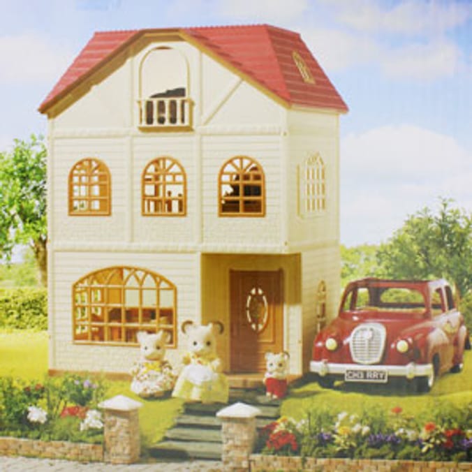 Sylvanian families cedar terrace gift set on sale