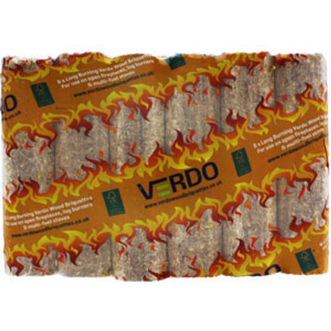 Verdo Wood Long Burning Briquettes (6 Pack)