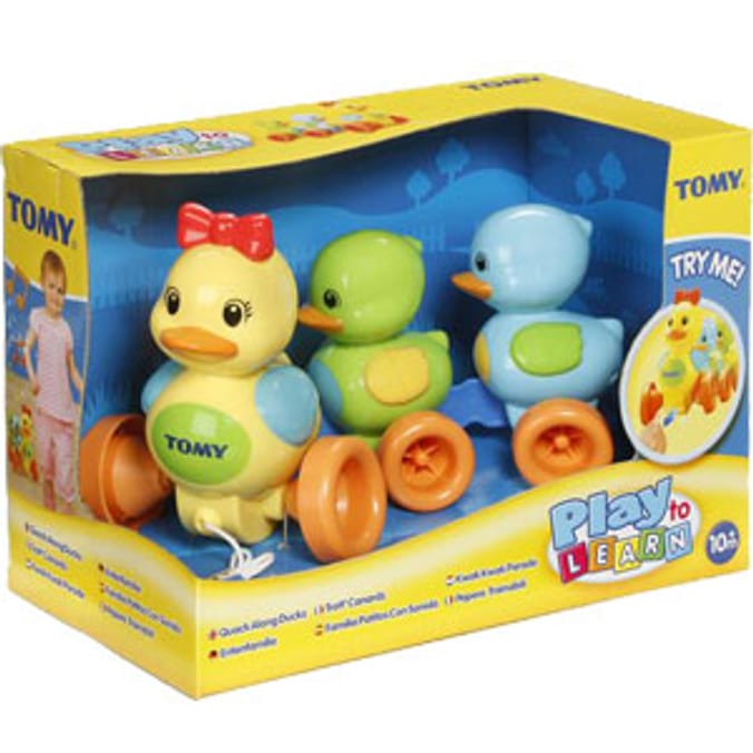 Tomy pull cheap along ducks