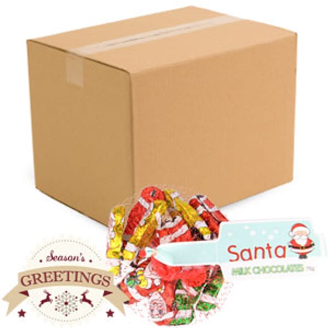 Milk Chocolate Santa (Case of 100 x 70g Nets) father christmas Home