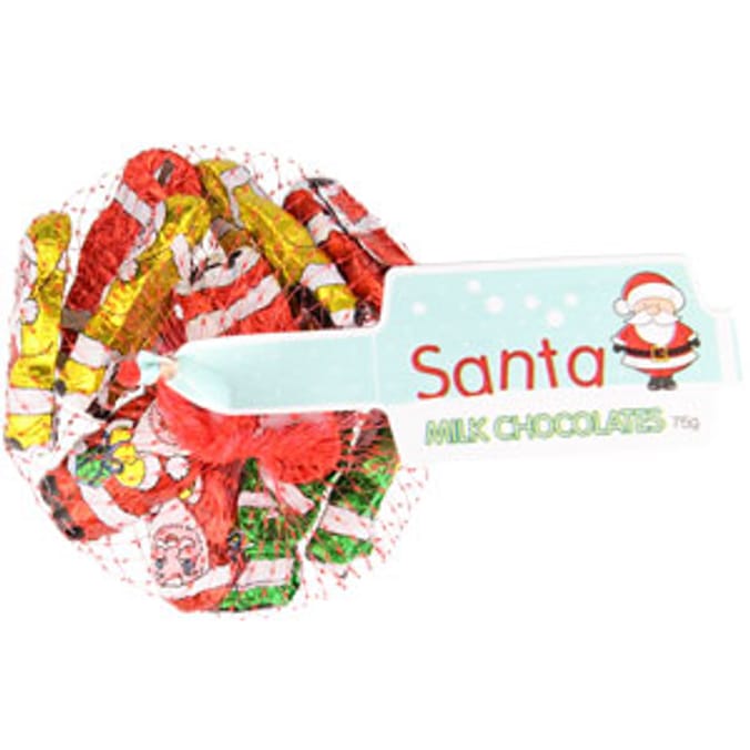 Milk Chocolate Santa (Case of 100 x 70g Nets) father christmas Home