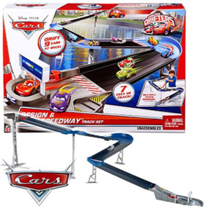 Disney Cars Micro Drifters Design Drift Speedway Home Bargains