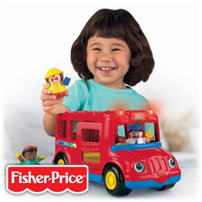 Fisher Price Little People Beeps the School Bus Home Bargains