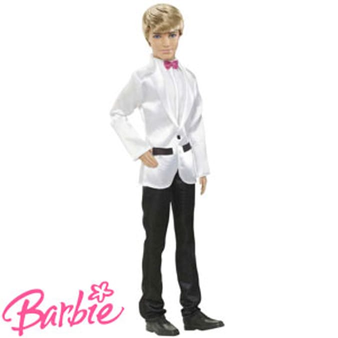 Barbie Ken in Formal Tuxedo doll wedding suit Home Bargains