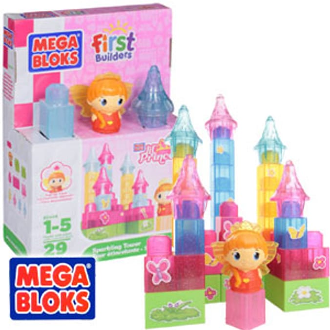 Mega bloks first builders cheap princess castle