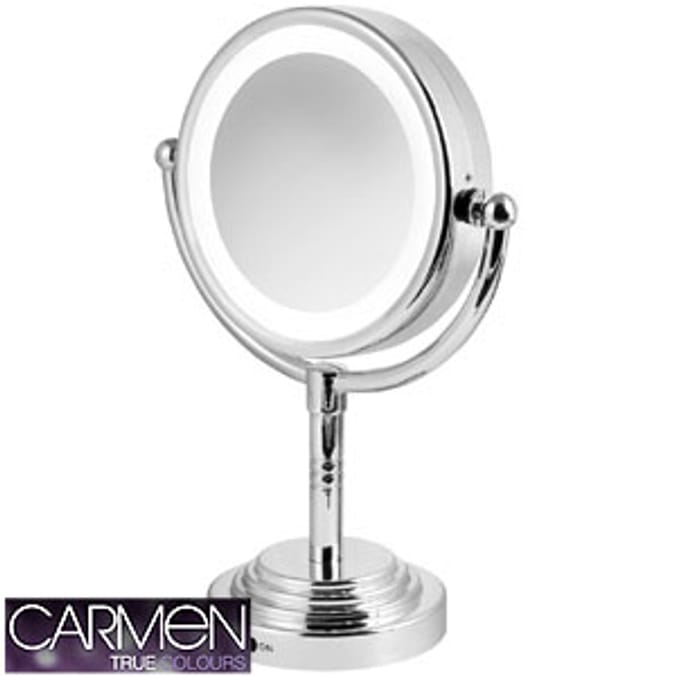 Carmen LED Dual Sided Illuminated Mirror Home Bargains