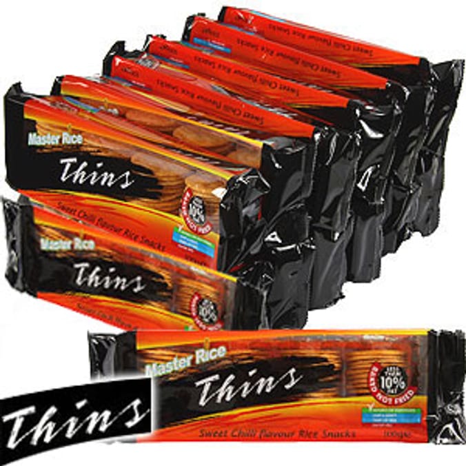 Master Rice Thins: Sweet Chilli (Case of 12)